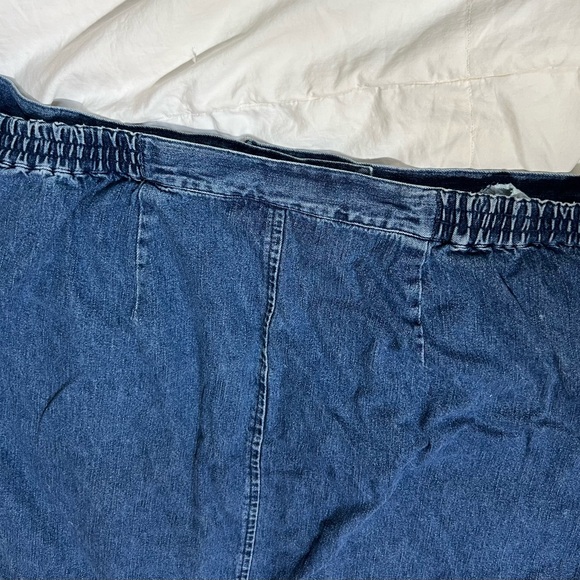 Vintage Size 16W Denim Blue Jean Midi Pencil Skirt for Casual Occasions - Picture 3 of 6